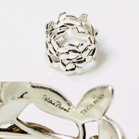 Tiffany & Co. Paloma Picasso Olive Leaf Band Ring - Picture 3 of 7